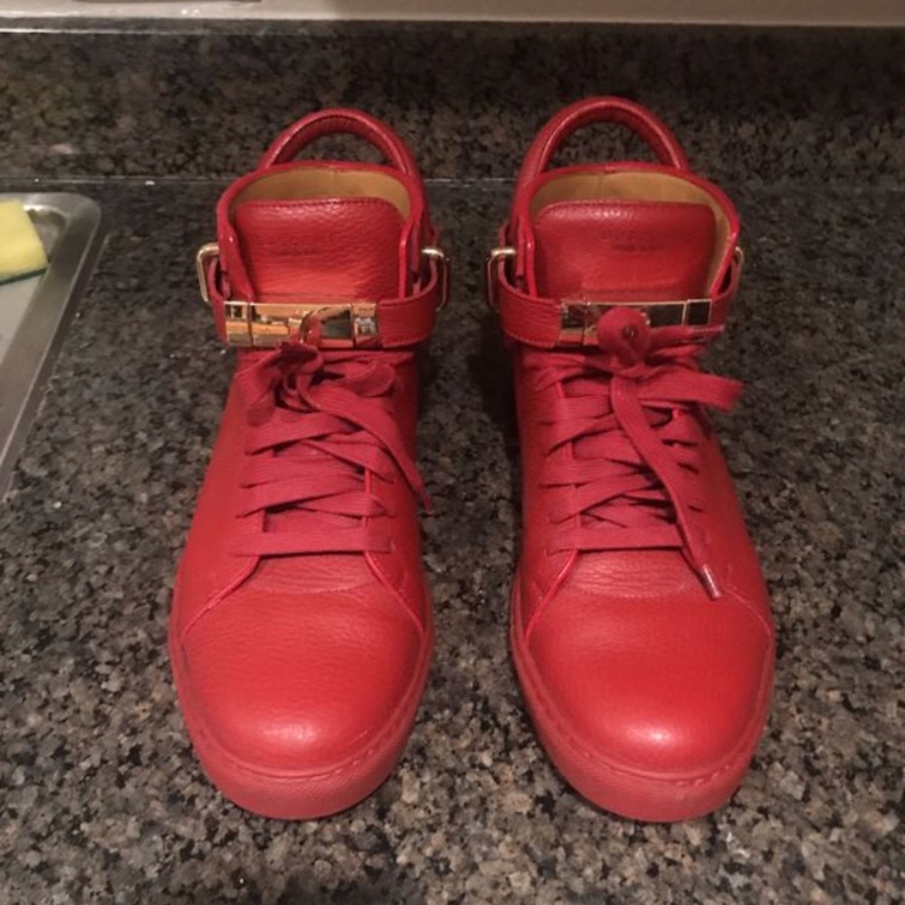 Buscemi red shoes size 9 men’s